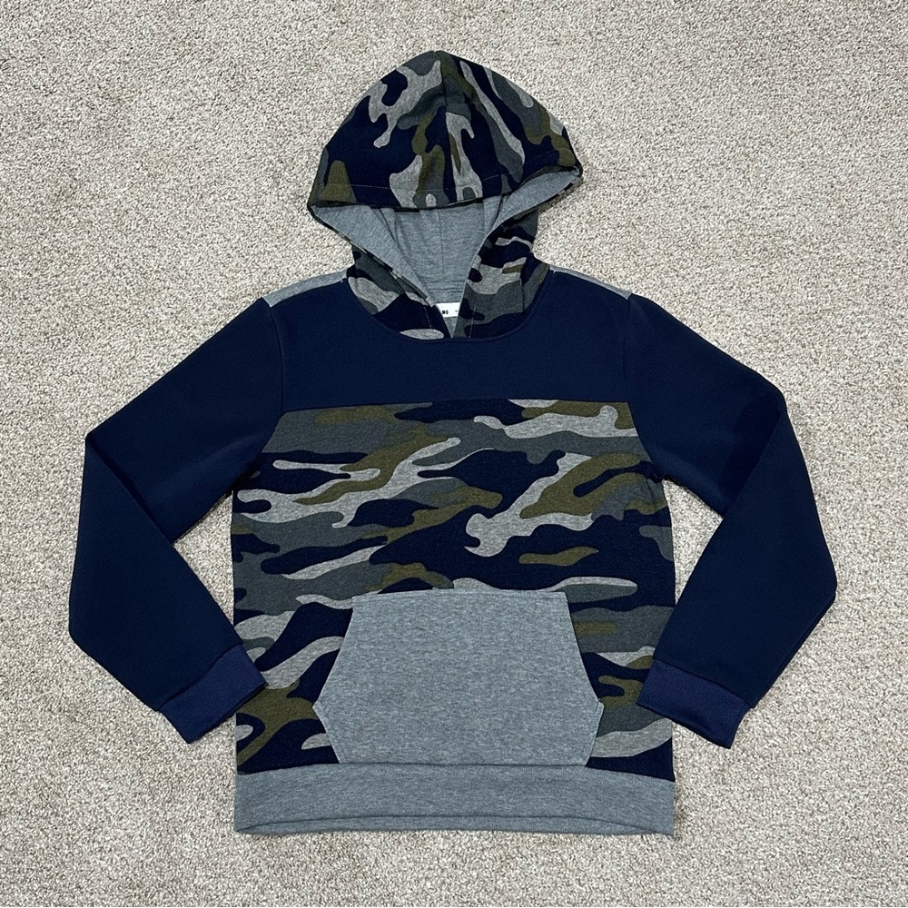 Epic Threads Boys Camo Colorblock Pullover Hoodie
